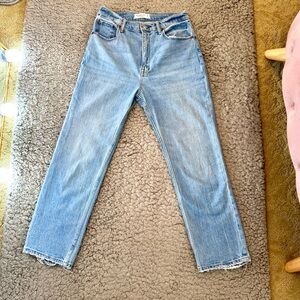 Abercrombie & Fitch Light Blue Straight Leg Jeans